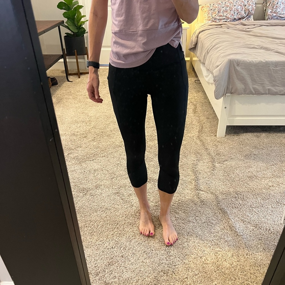 Black Capri Leggings - High Waist
